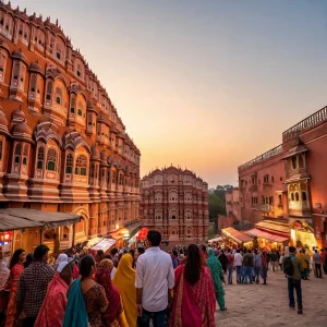 Jaipur’s pink facades with local life