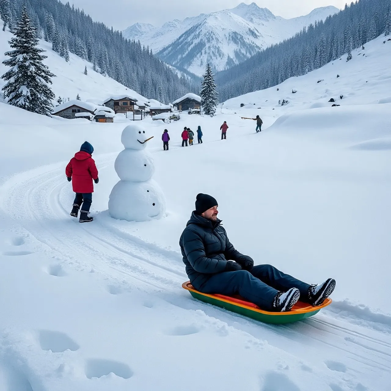 Snow Activities Kashmir