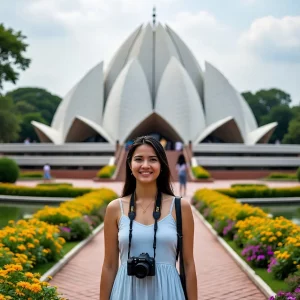 tourist_at_lotus_temple (2)
