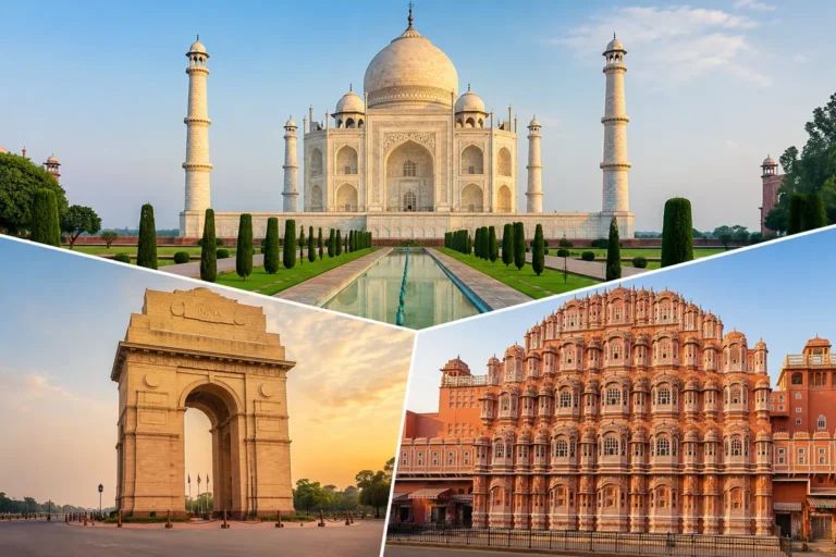 Golden Triangle Tour Cost for Foreigners in India covering Delhi Agra and Jaipur